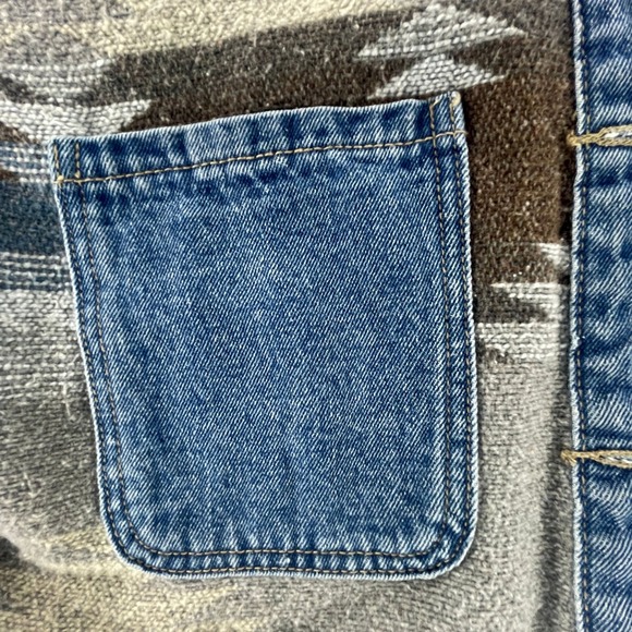 Montana Denim Jacket - Blue/Brown Sz. Med - Picture 3 of 8